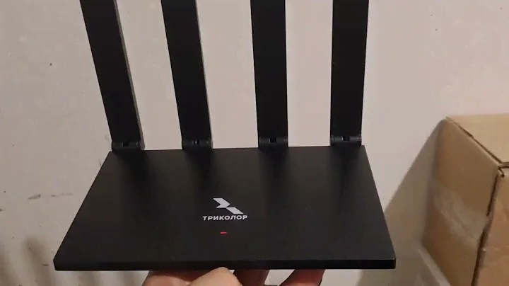 WiFi роутер от Триколор ТВ. TR-router-05. Краткий обзор "на коленке"